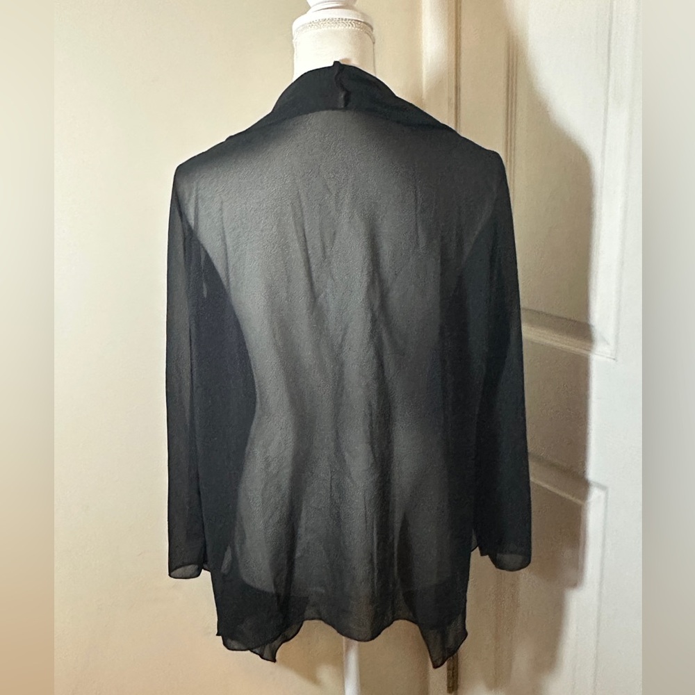 Abollria Sheer Cardigan. - Picture 2 of 5